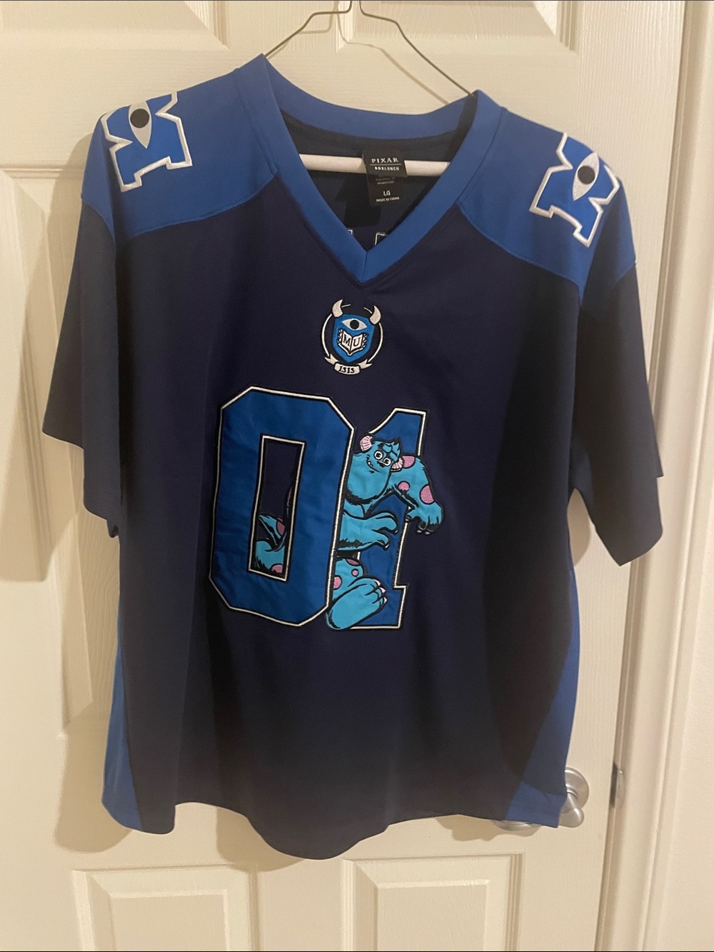 Kids Pixar Monsters University Sulley Navy Blue Graphic Jersey